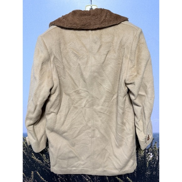 Vtg 1960s Sir Pendleton Wool Coat Men's 42 - No Woolmark - w/ Factory Tags Camel - Picture 2 of 9